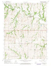 Morrowville Kansas Historical topographic map, 1:24000 scale, 7.5 X 7.5 Minute, Year 1966