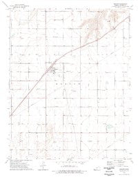 Moscow Kansas Historical topographic map, 1:24000 scale, 7.5 X 7.5 Minute, Year 1974