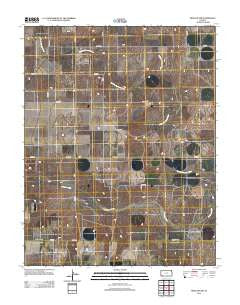 Moscow NW Kansas Historical topographic map, 1:24000 scale, 7.5 X 7.5 Minute, Year 2012