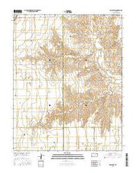 Moscow SE Kansas Current topographic map, 1:24000 scale, 7.5 X 7.5 Minute, Year 2015