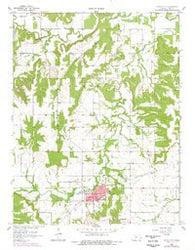 Mound City Kansas Historical topographic map, 1:24000 scale, 7.5 X 7.5 Minute, Year 1958