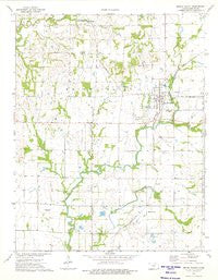 Mound Valley Kansas Historical topographic map, 1:24000 scale, 7.5 X 7.5 Minute, Year 1974