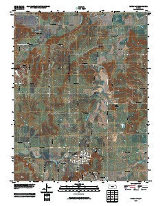 Mound City Kansas Historical topographic map, 1:24000 scale, 7.5 X 7.5 Minute, Year 2009