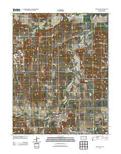Mound City Kansas Historical topographic map, 1:24000 scale, 7.5 X 7.5 Minute, Year 2012