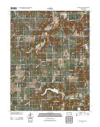 Mound City NW Kansas Historical topographic map, 1:24000 scale, 7.5 X 7.5 Minute, Year 2012