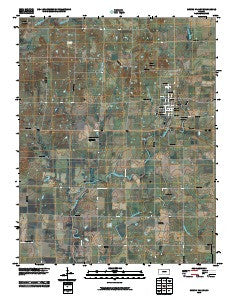 Mound Valley Kansas Historical topographic map, 1:24000 scale, 7.5 X 7.5 Minute, Year 2010