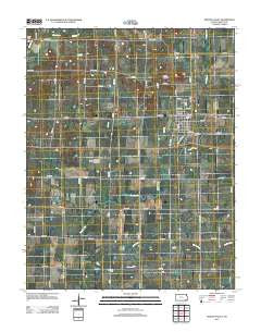 Mound Valley Kansas Historical topographic map, 1:24000 scale, 7.5 X 7.5 Minute, Year 2012