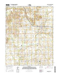Mound Valley Kansas Current topographic map, 1:24000 scale, 7.5 X 7.5 Minute, Year 2016