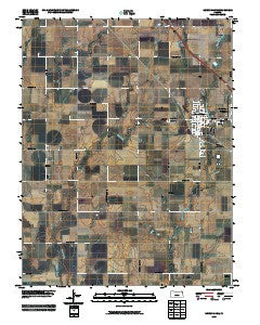 Moundridge Kansas Historical topographic map, 1:24000 scale, 7.5 X 7.5 Minute, Year 2009