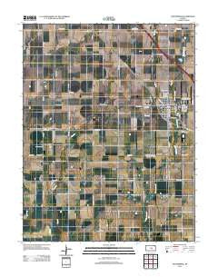 Moundridge Kansas Historical topographic map, 1:24000 scale, 7.5 X 7.5 Minute, Year 2012