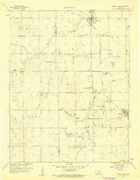 Mount Hope Kansas Historical topographic map, 1:24000 scale, 7.5 X 7.5 Minute, Year 1959