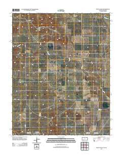 Mount Helen Kansas Historical topographic map, 1:24000 scale, 7.5 X 7.5 Minute, Year 2012