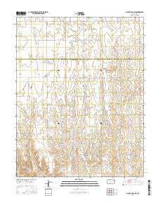 Mount Jesus NW Kansas Current topographic map, 1:24000 scale, 7.5 X 7.5 Minute, Year 2015