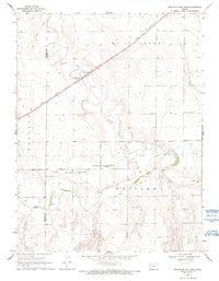 Mouth of Lake Creek Kansas Historical topographic map, 1:24000 scale, 7.5 X 7.5 Minute, Year 1969