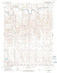 Mouth of Shaw Creek Kansas Historical topographic map, 1:24000 scale, 7.5 X 7.5 Minute, Year 1963