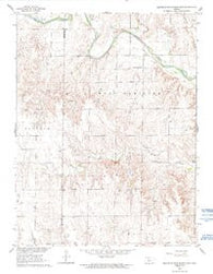 Mouth of Wild Horse Creek Kansas Historical topographic map, 1:24000 scale, 7.5 X 7.5 Minute, Year 1963