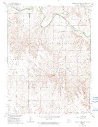Mouth of Wild Horse Creek Kansas Historical topographic map, 1:24000 scale, 7.5 X 7.5 Minute, Year 1963