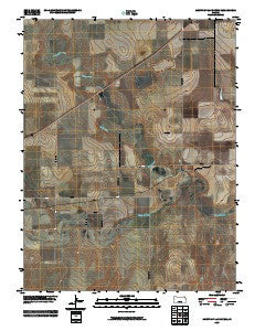 Mouth of Lake Creek Kansas Historical topographic map, 1:24000 scale, 7.5 X 7.5 Minute, Year 2009