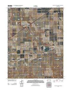 Mouth of Lake Creek Kansas Historical topographic map, 1:24000 scale, 7.5 X 7.5 Minute, Year 2012