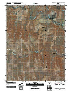 Mouth of Wild Horse Creek Kansas Historical topographic map, 1:24000 scale, 7.5 X 7.5 Minute, Year 2009