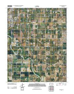Mulvane Kansas Historical topographic map, 1:24000 scale, 7.5 X 7.5 Minute, Year 2012