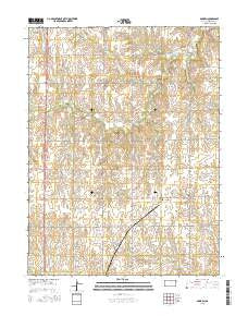 Munden Kansas Current topographic map, 1:24000 scale, 7.5 X 7.5 Minute, Year 2015
