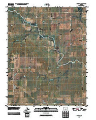Murdock Kansas Historical topographic map, 1:24000 scale, 7.5 X 7.5 Minute, Year 2009
