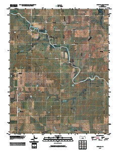 Murdock Kansas Historical topographic map, 1:24000 scale, 7.5 X 7.5 Minute, Year 2009