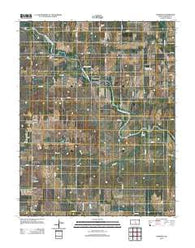 Murdock Kansas Historical topographic map, 1:24000 scale, 7.5 X 7.5 Minute, Year 2012