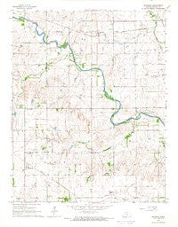 Murdock Kansas Historical topographic map, 1:24000 scale, 7.5 X 7.5 Minute, Year 1965