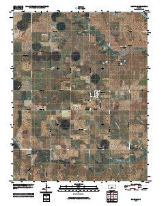 Nashville Kansas Historical topographic map, 1:24000 scale, 7.5 X 7.5 Minute, Year 2010