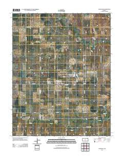 Nashville Kansas Historical topographic map, 1:24000 scale, 7.5 X 7.5 Minute, Year 2012