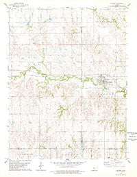 Natoma Kansas Historical topographic map, 1:24000 scale, 7.5 X 7.5 Minute, Year 1978