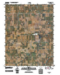 Navarre Kansas Historical topographic map, 1:24000 scale, 7.5 X 7.5 Minute, Year 2009