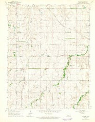 Navarre Kansas Historical topographic map, 1:24000 scale, 7.5 X 7.5 Minute, Year 1964