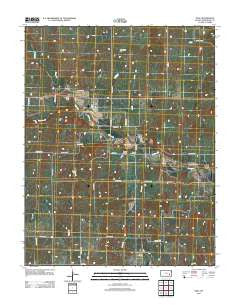 Neal Kansas Historical topographic map, 1:24000 scale, 7.5 X 7.5 Minute, Year 2012