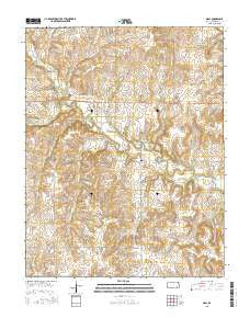 Neal Kansas Current topographic map, 1:24000 scale, 7.5 X 7.5 Minute, Year 2015