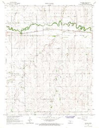 Nekoma Kansas Historical topographic map, 1:24000 scale, 7.5 X 7.5 Minute, Year 1966