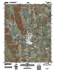 Neodesha Kansas Historical topographic map, 1:24000 scale, 7.5 X 7.5 Minute, Year 2010