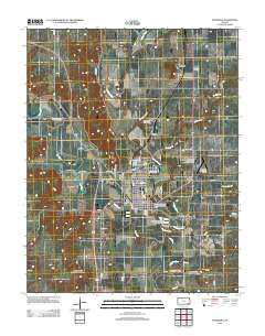 Neodesha Kansas Historical topographic map, 1:24000 scale, 7.5 X 7.5 Minute, Year 2012