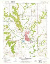 Neodesha Kansas Historical topographic map, 1:24000 scale, 7.5 X 7.5 Minute, Year 1959