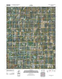 Neosho Falls Kansas Historical topographic map, 1:24000 scale, 7.5 X 7.5 Minute, Year 2012