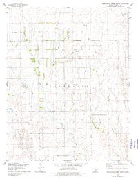 Nescatunga Creek North Kansas Historical topographic map, 1:24000 scale, 7.5 X 7.5 Minute, Year 1980