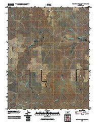 Nescatunga Creek South Kansas Historical topographic map, 1:24000 scale, 7.5 X 7.5 Minute, Year 2009