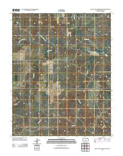 Nescatunga Creek South Kansas Historical topographic map, 1:24000 scale, 7.5 X 7.5 Minute, Year 2012