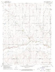 Ness City SE Kansas Historical topographic map, 1:24000 scale, 7.5 X 7.5 Minute, Year 1970