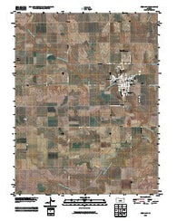 Ness City Kansas Historical topographic map, 1:24000 scale, 7.5 X 7.5 Minute, Year 2009
