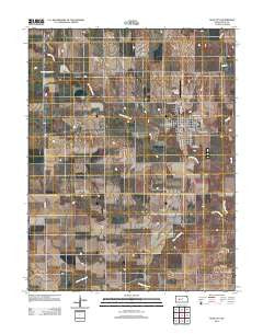 Ness City Kansas Historical topographic map, 1:24000 scale, 7.5 X 7.5 Minute, Year 2012