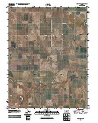 Ness City NE Kansas Historical topographic map, 1:24000 scale, 7.5 X 7.5 Minute, Year 2009