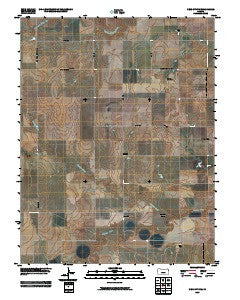 Ness City SW Kansas Historical topographic map, 1:24000 scale, 7.5 X 7.5 Minute, Year 2009